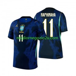 Maglia Brasile Raphinha 11 Uomo Trasferta Divisa Mondiali 2026 Manica Corta