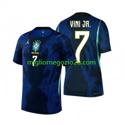 Maglia Brasile Vinicius Junior 7 Uomo Trasferta Divisa Mondiali 2026 Manica Corta
