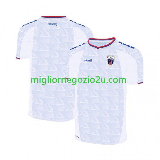 Maglia Cape Verde Uomo Trasferta Divisa Mondiali 2026 Manica Corta