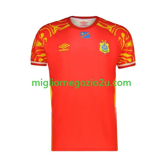 Maglia DR Congo Uomo Terza Divisa Mondiali 2026 Manica Corta