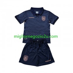 Maglia Ecuador Bambino Trasferta Divisa Mondiali 2026 Manica Corta