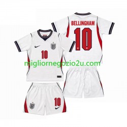 Maglia Inghilterra Jude Bellingham 10 Bambino Casa Divisa Mondiali 2026 Manica Corta