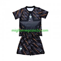 Maglia Francia Portiere Bambino Casa Divisa Mondiali 2026 Manica Corta