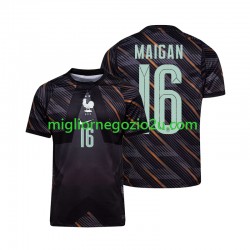 Maglia Francia Mike Maignan 16 Portiere Uomo Casa Divisa Mondiali 2026 Manica Corta
