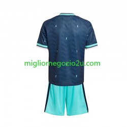 Maglia Germania Bambino Trasferta Divisa Mondiali 2026 Manica Corta