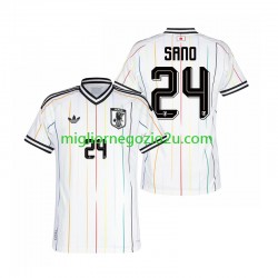 Maglia Giappone Kaishu Sano 24 Uomo Trasferta Divisa Mondiali 2026 Manica Corta