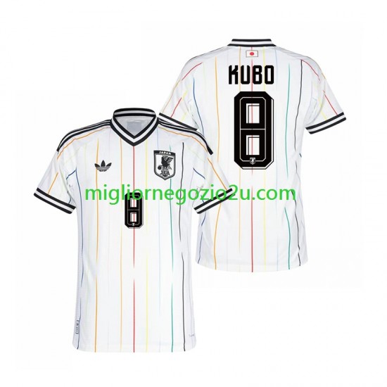Maglia Giappone Kubo 8 Uomo Trasferta Divisa Mondiali 2026 Manica Corta