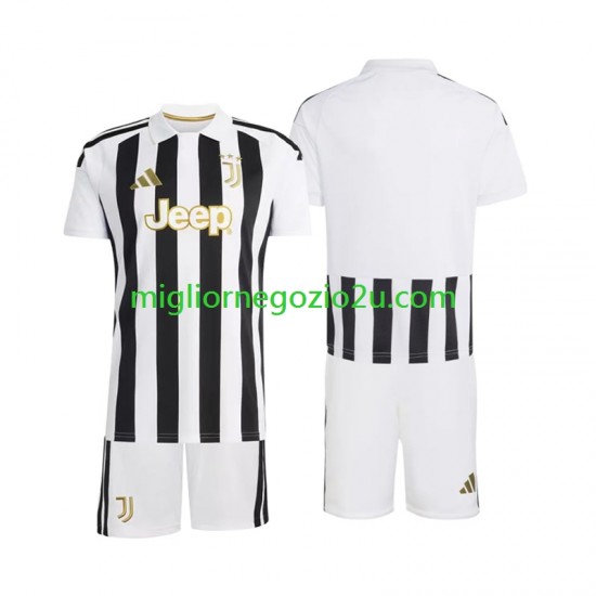 Maglia Juventus Bambino Casa Divisa 2026-2027 Manica Corta