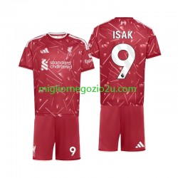 Maglia Liverpool Alexander Isak 9 Bambino Casa Divisa 2026-2027 Manica Corta