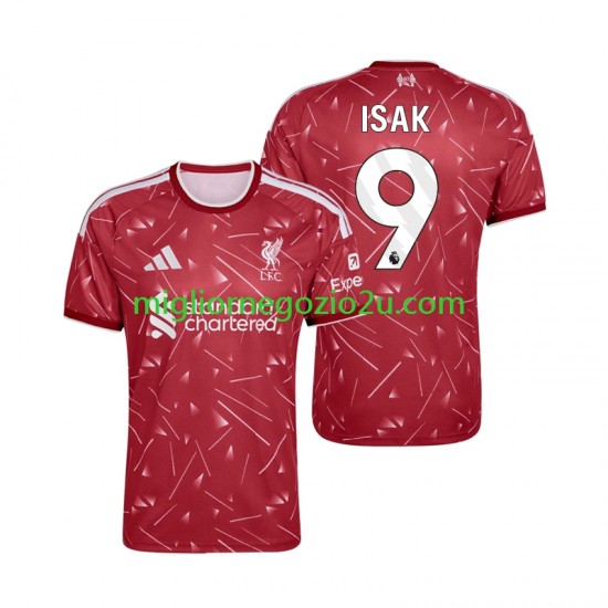 Maglia Liverpool Alexander Isak 9 Uomo Casa Divisa 2026-2027 Manica Corta