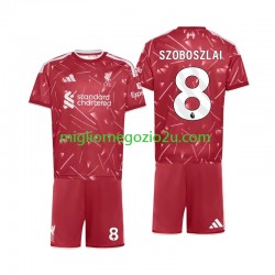 Maglia Liverpool Dominik Szoboszlai 8 Bambino Casa Divisa 2026-2027 Manica Corta