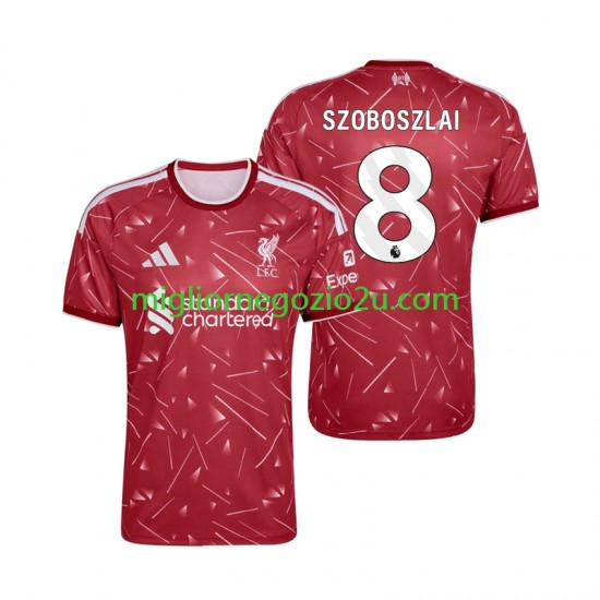 Maglia Liverpool Dominik Szoboszlai 8 Uomo Casa Divisa 2026-2027 Manica Corta