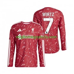 Maglia Liverpool Florian Wirtz 7 Uomo Casa Divisa 2026-2027 Manica Lunga