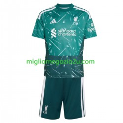 Maglia Liverpool Portiere Bambino Casa Divisa 2026-2027 Manica Corta