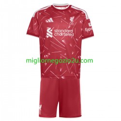 Maglia Liverpool Bambino Casa Divisa 2026-2027 Manica Corta