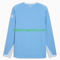 Maglia Manchester City Uomo Casa Divisa 2026-2027 Manica Lunga