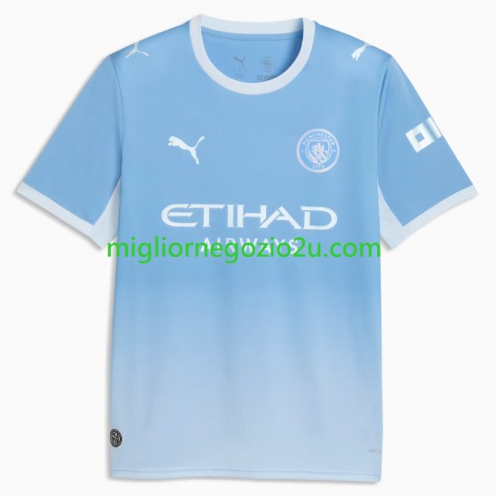 Maglia Manchester City Uomo Casa Divisa 2026-2027 Manica Corta