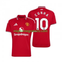 Maglia Manchester United Matheus Cunha 10 Uomo Casa Divisa 2026-2027 Manica Corta