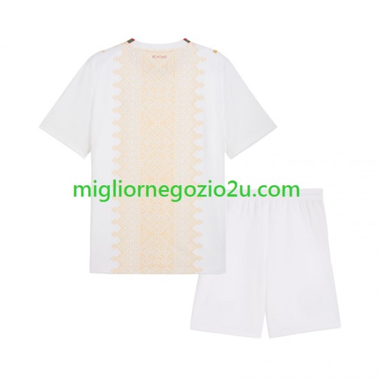 Maglia Marocco Bambino Trasferta Divisa 2026 Manica Corta