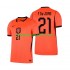Maglia Paesi Bassi Frenkie de Jong 21 Uomo Casa Divisa Mondiali 2026 Manica Corta