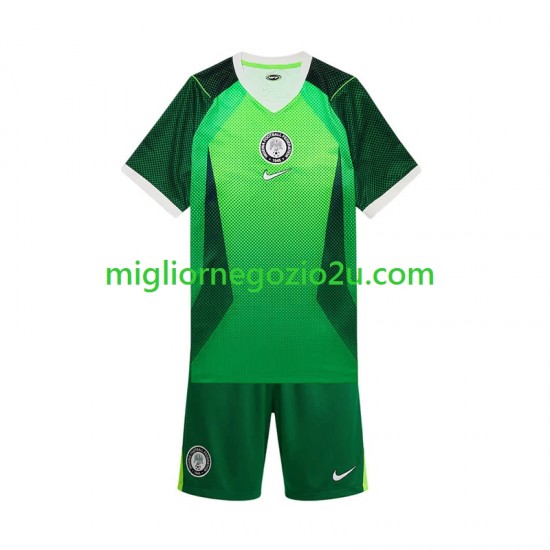 Maglia Nigeria Bambino Casa Divisa 2026 Manica Corta