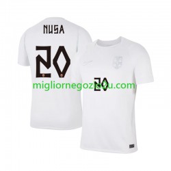 Maglia Norvegia Antonio NUSA 20 Uomo Terza Divisa Mondiali 2026 Manica Corta