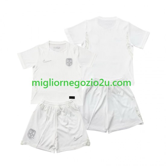 Maglia Norvegia Bambino Terza Divisa Mondiali 2026 Manica Corta