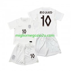 Maglia Norvegia Martin Odegaard 10 Bambino Terza Divisa Mondiali 2026 Manica Corta