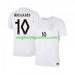 Maglia Norvegia Martin Odegaard 10 Uomo Terza Divisa Mondiali 2026 Manica Corta