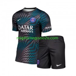 Maglia Paris Saint-Germain Portiere Bambino Casa Divisa 2026-2027 Manica Corta