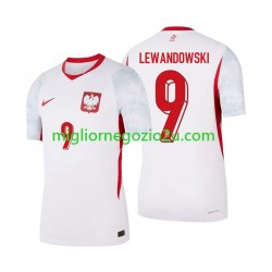 Maglia Polonia Robert Lewandowski 9 Uomo Casa Divisa 2026 Manica Corta