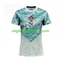 Maglia Portogallo Donna Trasferta Divisa Mondiali 2026 Manica Corta