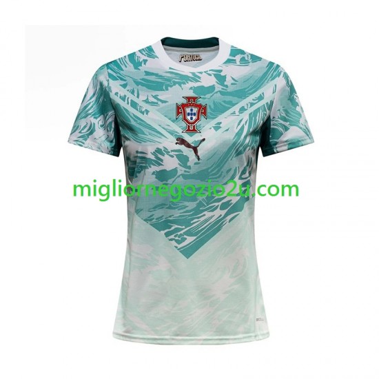 Maglia Portogallo Donna Trasferta Divisa Mondiali 2026 Manica Corta