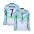 Maglia Portogallo Cristiano Ronaldo 7 Uomo Trasferta Divisa Mondiali 2026 Manica Lunga