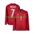 Maglia Portogallo Cristiano Ronaldo 7 Uomo Casa Divisa Mondiali 2026 Manica Lunga