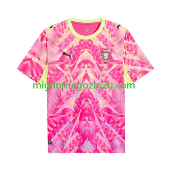Maglia Portogallo Portiere Uomo Terza Divisa Mondiali 2026 Manica Corta
