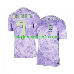 Maglia Corea del Sud Son Heung-min 7 Uomo Trasferta Divisa Mondiali 2026 Manica Corta