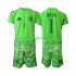 Maglia Spagna David Raya 1 6th Green color Portiere Bambino Mondiali 2026 Manica Corta