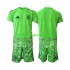 Maglia Spagna 6th Green color Portiere Bambino Mondiali 2026 Manica Corta