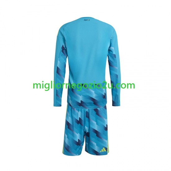 Maglia Spagna Portiere Bambino Casa Divisa Mondiali 2026 Manica Lunga