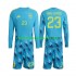 Maglia Spagna Unai Simon 23 Portiere Bambino Casa Divisa Mondiali 2026 Manica Lunga