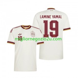 Maglia Spagna Lamine Yamal 19 Uomo Trasferta Divisa Mondiali 2026 Manica Corta