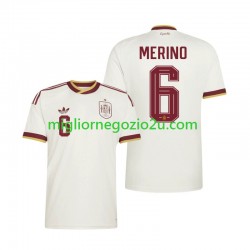 Maglia Spagna Mikel Merino 6 Uomo Trasferta Divisa Mondiali 2026 Manica Corta