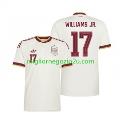 Maglia Spagna Nico Williams 17 Uomo Trasferta Divisa Mondiali 2026 Manica Corta
