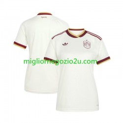 Maglia Spagna Donna Trasferta Divisa Mondiali 2026 Manica Corta