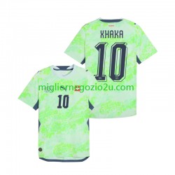 Maglia Svizzera Granit Xhaka 10 Uomo Trasferta Divisa Mondiali 2026 Manica Corta