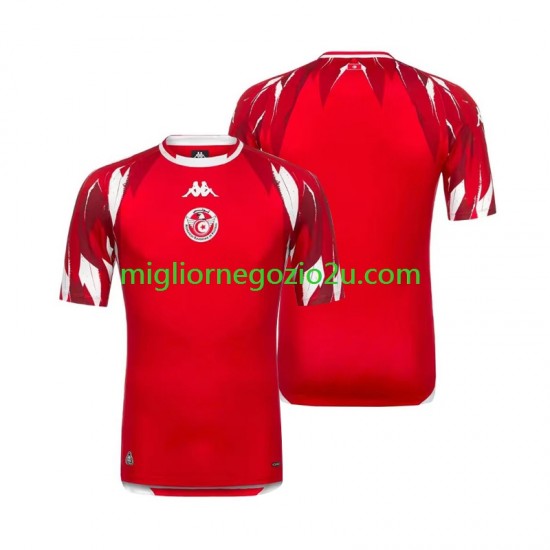 Maglia Tunisia Uomo Trasferta Divisa Mondiali 2026 Manica Corta