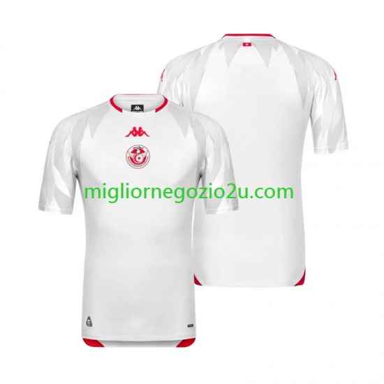 Maglia Tunisia Uomo Casa Divisa Mondiali 2026 Manica Corta