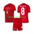 Maglia Turchia Arda Guler 8 Bambino Casa Divisa Mondiali 2026 Manica Corta