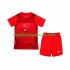 Maglia Turchia Bambino Casa Divisa Mondiali 2026 Manica Corta